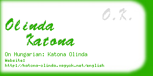 olinda katona business card